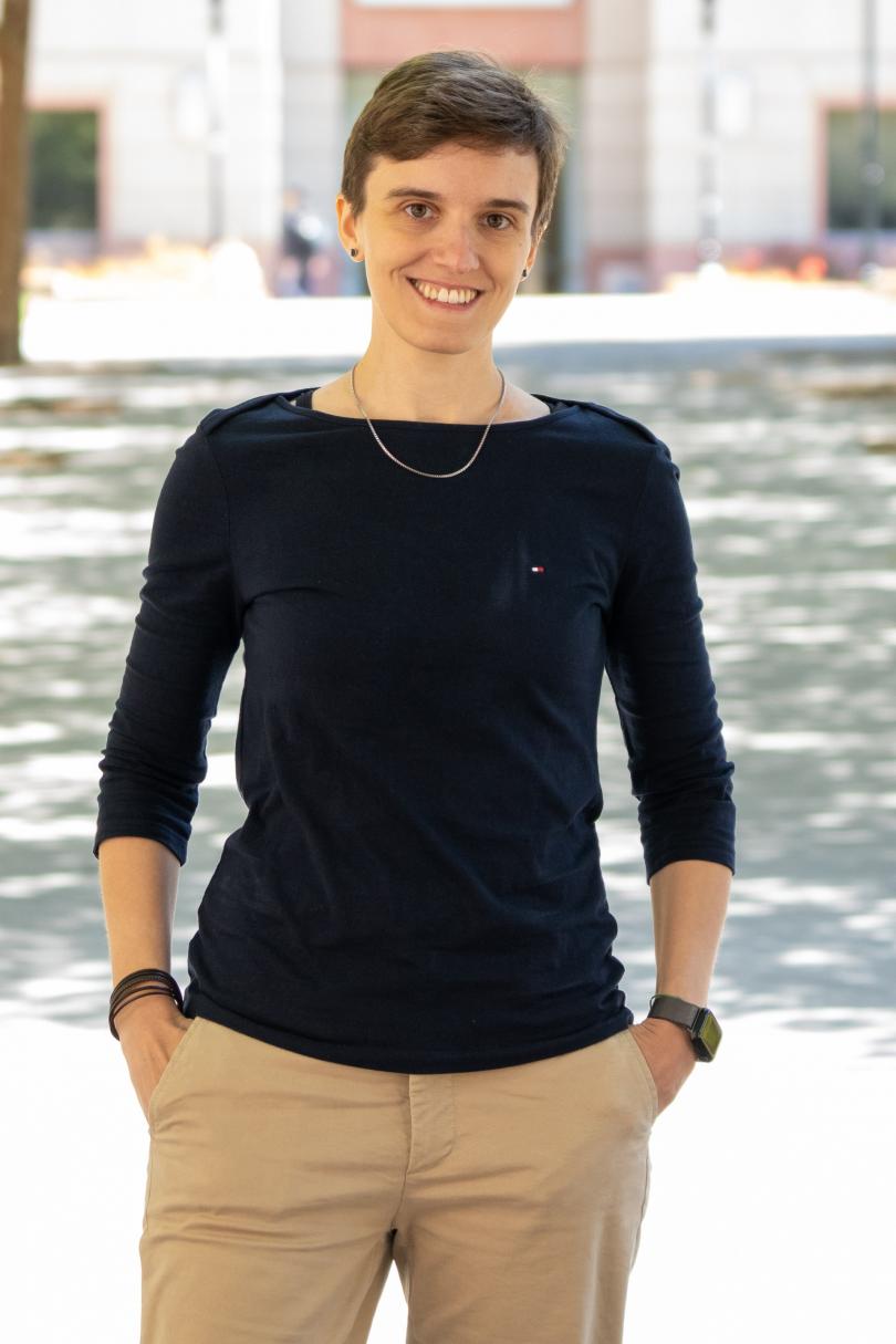 A self photo of Dr. Alice Accorsi.