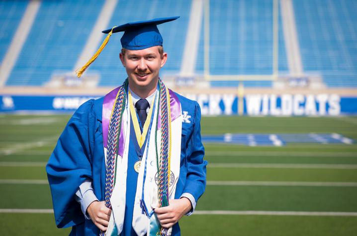 photo of student in graduation garb
