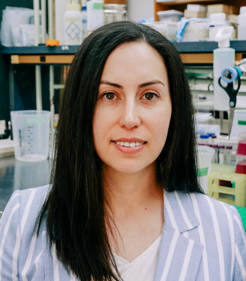 A picture of Dr. Veronika Kivenson in a lab.