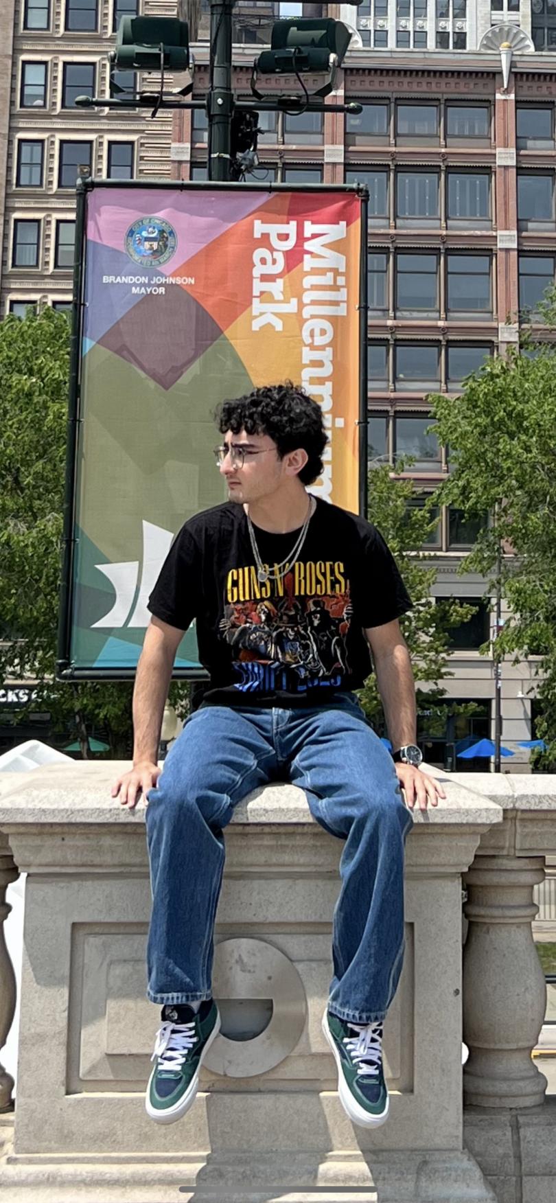 A picture of undergraduate student, Almukhtar Mamoori.