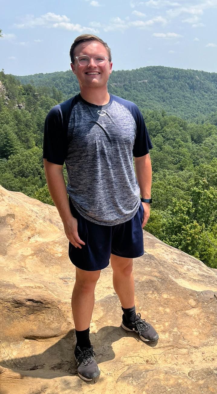 A picture of undergraduate student, Luke Preston.