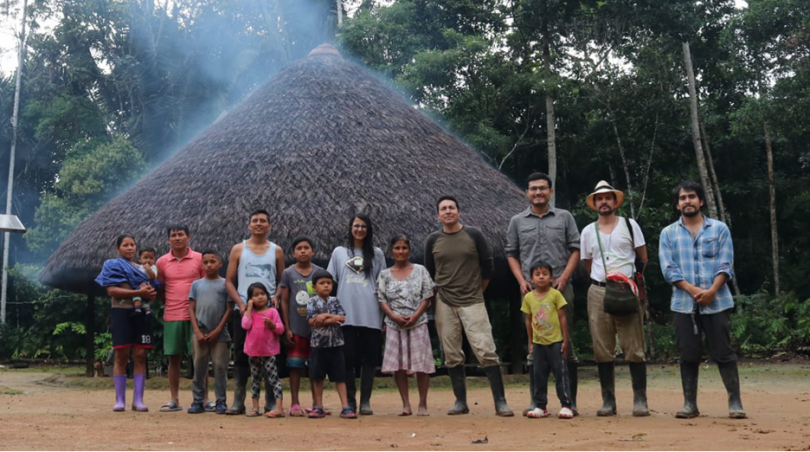 group of people in Ecuador